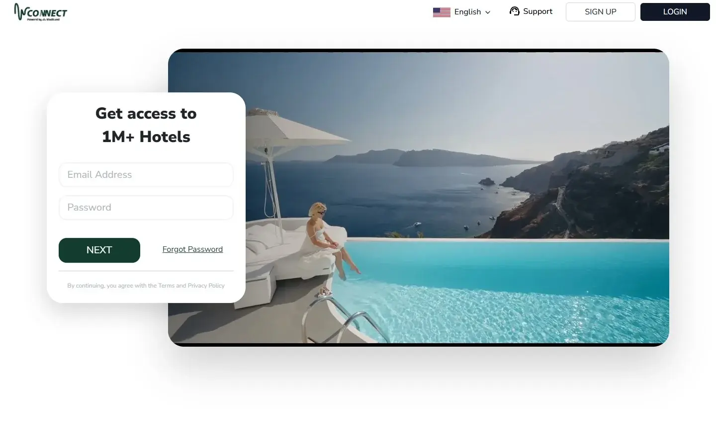 Wconnect hotel booking platform